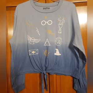 Harry Potter Cropped Long Sleeve Tee